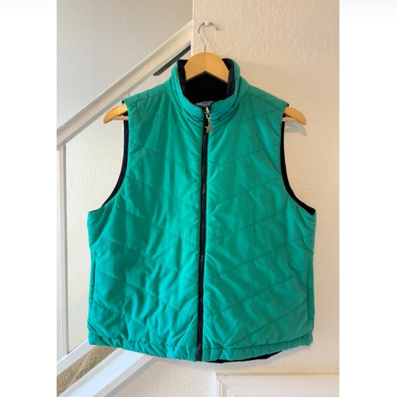 Koret Women’s Fleece Lined Vest Medium Mint Green Polyester Winter Outdoor - Picture 1 of 16